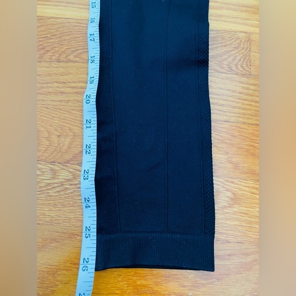 HOMMA Large Active High Waist Tummy Compression Legging TC102 Black Spandex - Picture 8 of 9